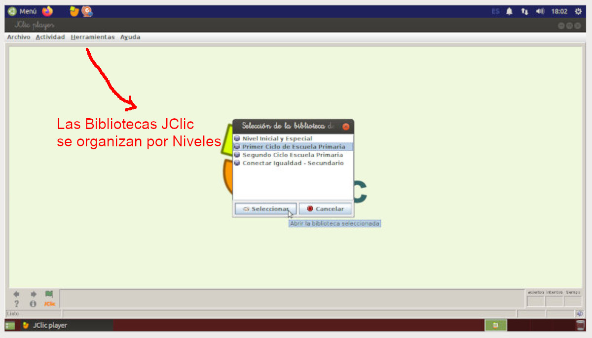 Biblioteca JClic